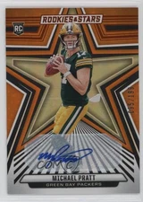 2024 Panini Rookies & Stars Orange Signatures 95/199 Michael Pratt Auto RC 0m89