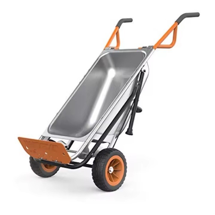 Worx AeroCart: 8-in-1 All Purpose WheelBarrow Garden Yard Cart (WG050)