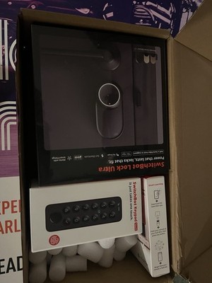 Switchbot Smart Lock Ultra with Keypad,Fingerprint Door Lock App Remote Control