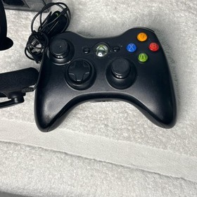 Microsoft Xbox 360 Console w/ 2 Controllers & Cables 16GB Hard Drive - Tested!