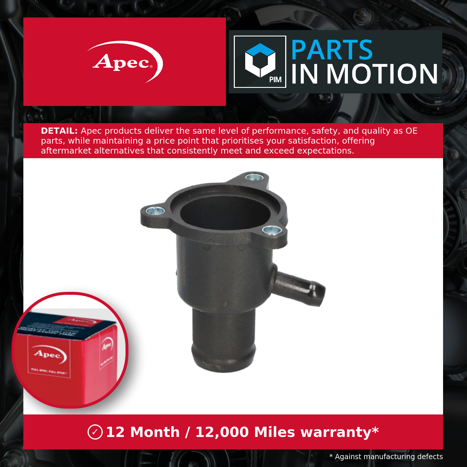 Coolant Flange / Pipe fits RENAULT MEGANE 1996 on Water Apec Quality Guaranteed - Image 15