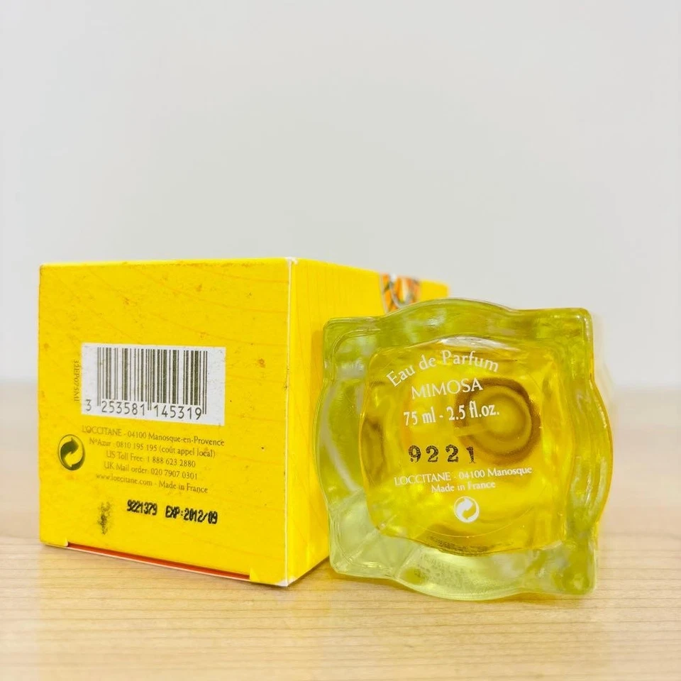 L'OCCITANE Mimosa Eau de Parfum 75 ml Raro Descatalogado Nuevo Sellado De Japón Foto 3 de 3