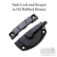 Pella Pro Line Series Double Hung Window Sash Lock 1-7/8" - Oil Rubbed Bronze