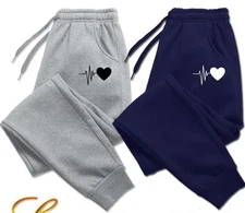 Women's Casual Joggers Soft Fitness Sweatpants Loose Fit Baggy Trousers 2024