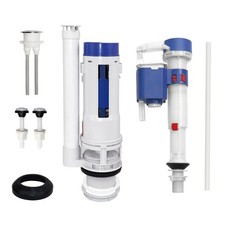 2-Inch Dual Flush Valve Repair Kit for 2-Piece Toilet, Universal Inside Tank ...