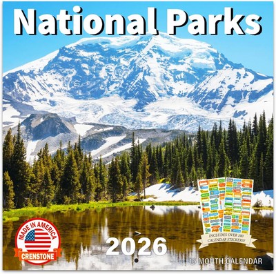 National Landmarks Calendar 2026 - American Landscapes 2026 Wall Calendar, Inclu