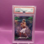 2024 Panini Prizm - Fireworks Jayden Daniels #24 Green Prizm (RC) PSA 9