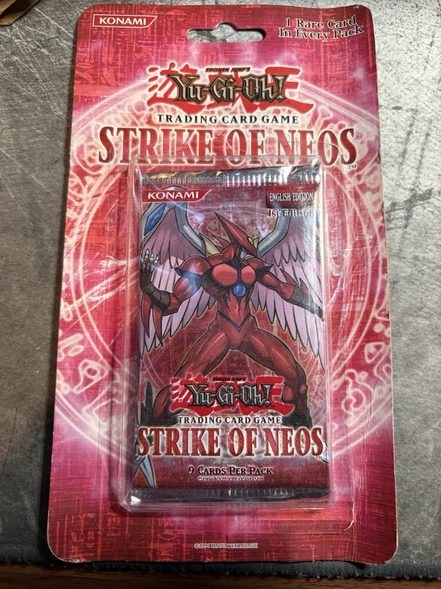 Strike of Neos 1st Edition Blister Booster Pack Upper Deck Yu-Gi-Oh