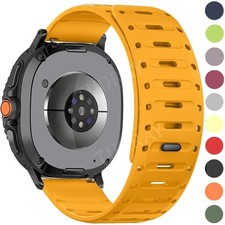 Silicone Magnetic Loop Strap Band For Samsung Galaxy Watch 8/8Classic/Ultra 47mm