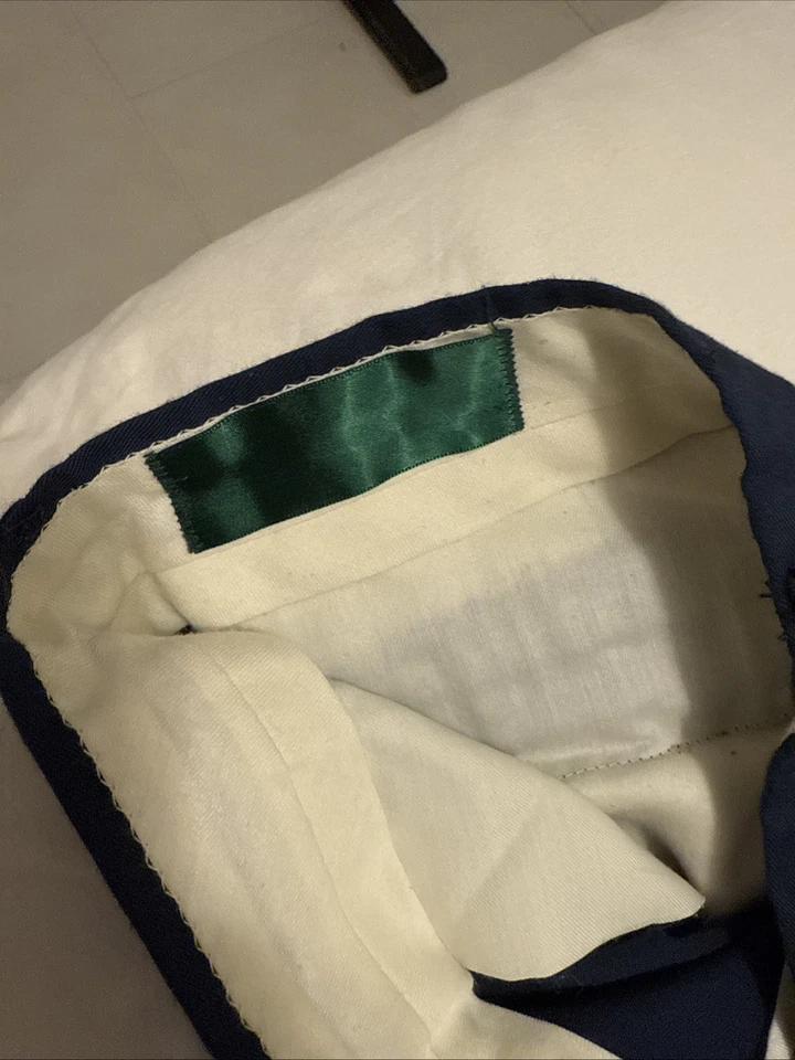 Pantalones de vestir para hombre azul marino, azul oscuro talla 33r 33x32 Excelente Foto 4 de 4