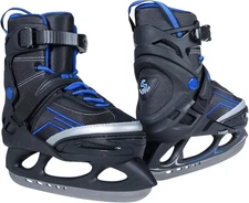 Jackson Ultima Softec Vibe Adjustable Ice Skates for Women's - Blue, Large Size