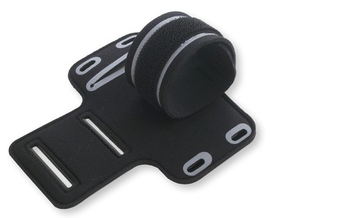 Jogging Armband für Blackberry Priv Schwarz Sport Laufarmband Neopren - Bild 2 von 2