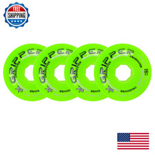 Labeda Roller Hockey Wheels Gripper Crossover X-Soft 74A Green 68mm Set of 4 