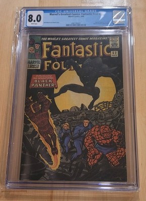 Marvel s Greatest Comics Fantastic Four #52 CGC 8.0 Black Panther Reprint