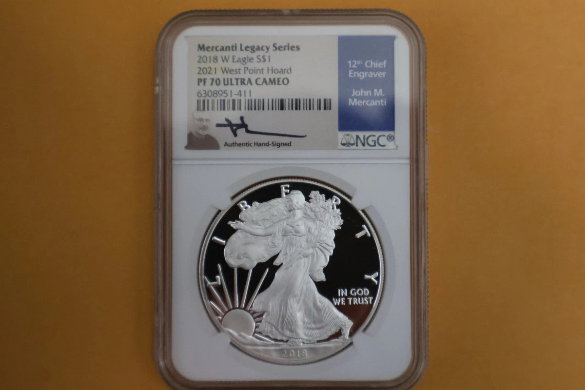 2018 American Eagle PR 70 Graded Silver Bullion Coins for sale | eBay