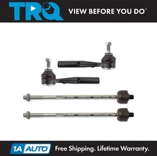 TRQ Inner and Outer Tie Rod Set For 2016-2020 Fiat 500X 2015-2018 Jeep Renegade
