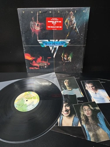 Van Halen Self Titled Lp Vinyl 1978 1st Press Shrink/Hype/Insert NM-/NM- Wax