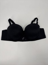 Catherines Intimates Bra  50B BLACK  Full Coverage Smooth Underwire  NWT