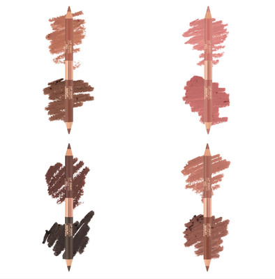 NIB Authentic Charlotte Tilbury  Super Nudes Lip Cheat Contour Duo Lip Liner