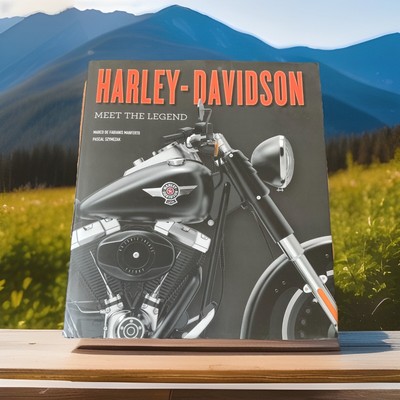 HARLEY DAVIDSON MEET THE LEGEND Manferto Szymezak Hardcover Book Motorcycle Good