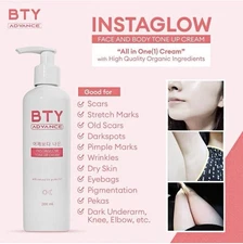 BTY INSTAGLOW FACE AND BODY TONE UP CREAM ORIGINAL (FDA APPROVED)