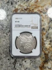 1883 S $1 SILVER MORGAN DOLLAR NGC XF45 EXTRA FINE COIN