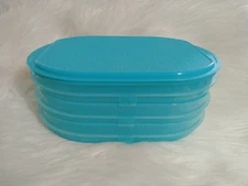 Tupperware Fridge  Turquoise Stackable Set