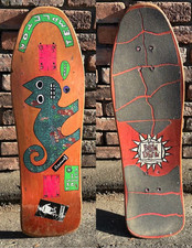 New Deal Ed Templeton CAT Model 1990 Original Vintage Skateboard Deck