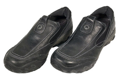 Merrell Opal Black Leather Slip-On Walking Shoes Women's Size 7.5 J5310