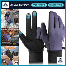 Winter Touch Screen Gloves for Men Women, Windproof 3-Layer Cold Weather Gear