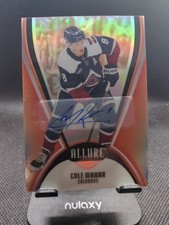 2025-26 Upper Deck Allure Hockey Cale Makar #42 Red Rainbow Auto