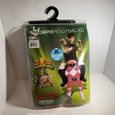 Pink Ranger Morph Piggyback Ride On Costume Mighty Power Rangers Piggy Back