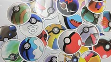 Pokemon Stickers 50 Pc Pack Set Waterproof Decal Lot Poke Balls - US Seller