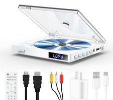 Mini DVD Players with USB Port, HDMI/RCA Output with Mini DVD Players for TV,...