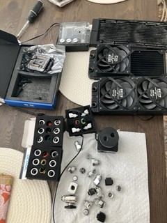 Raccordi per tubi rigidi Alphacool PC raffreddamento ad acqua radiatori ventole pompa res cpu blk