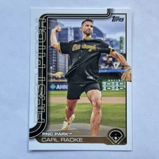 2025 Topps Series 1 - First Pitch Carl Radke #FP-6 PNC Park Pirates