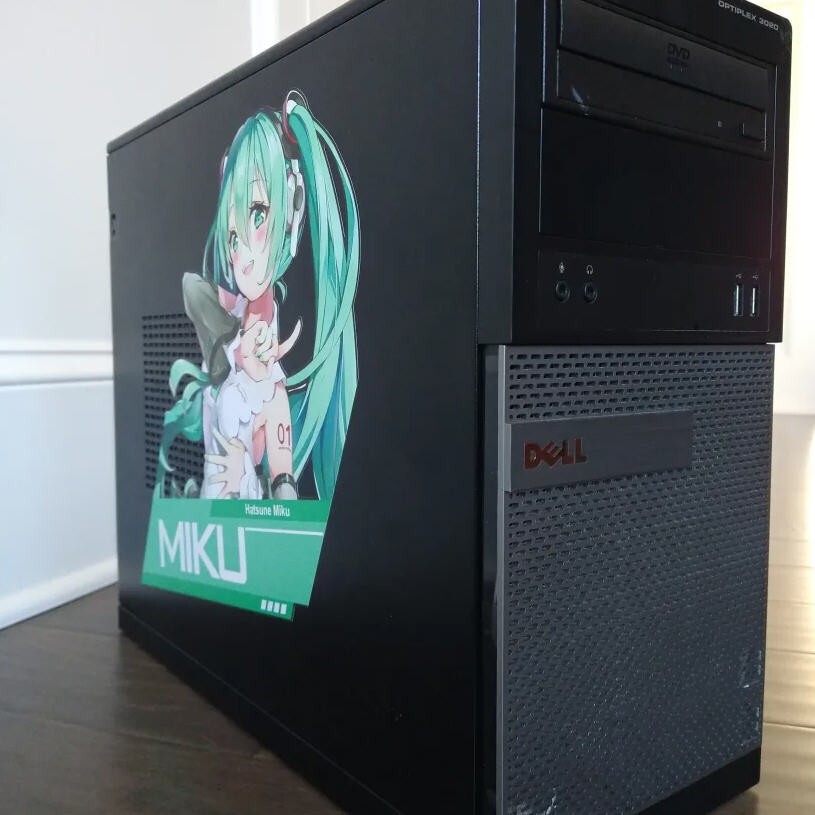 Hatsune Miku Budget Gaming PC (i3-4160 + GTX 1060) - 8GB Ram - 496