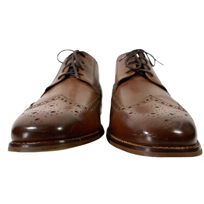 Florsheim Castellano Wingtip Oxford Leather Dress Shoe Brown  display picture 1