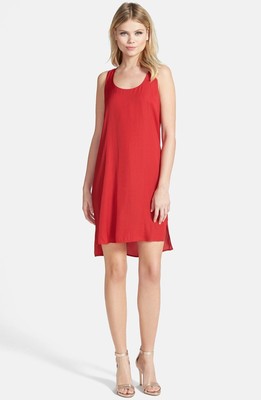 wonder whirl black twist back skater dress