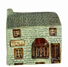 Vtg Keller Charles Philadelphia Ceramic Miniature Houses #3011 Made In England