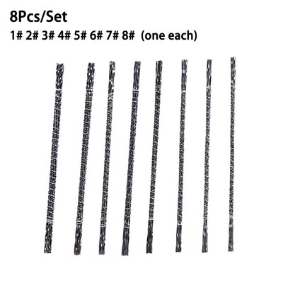 ZJchao 8-teiliges Metall-Sägeblatt-Set – Ersatzklingen Für Laubsägen, Ideal Für Holz, Kunststoff, Metall