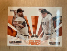 2023 Topps Series 1 Carlos Rodon/Logan Webb One-Two Punch insert #12P-11