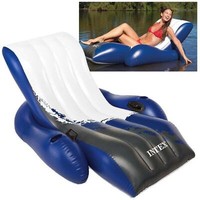 Intex 58868 Schwimmliege Lounge Wasserliege Luftmatratze Badeinsel Aufblasbar