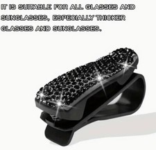Rhinestone Car Sun Visor Glasses Holder Clip Bling Sunglasses Hanger Clip Choose