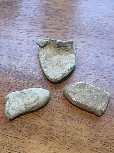 Civil War Relic - Set Of Flattened Bullets into poker chips - Richmond Va.