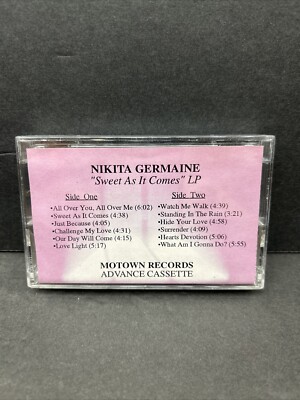 Sweet As It Comes LP - Nikita Germaine 1993 Advanced Promo Motown records