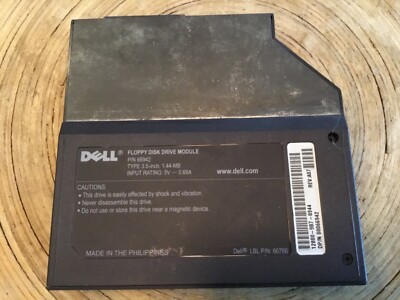 Rather Unique Vintage Dell 3.5'' 1.44MB Floppy Disk Drive Module for Laptop 66942