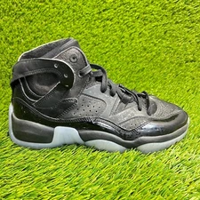 Nike Air Jordan Jumpman Two Trey Boys Size 4.5Y Black Basketball Shoes Sneakers