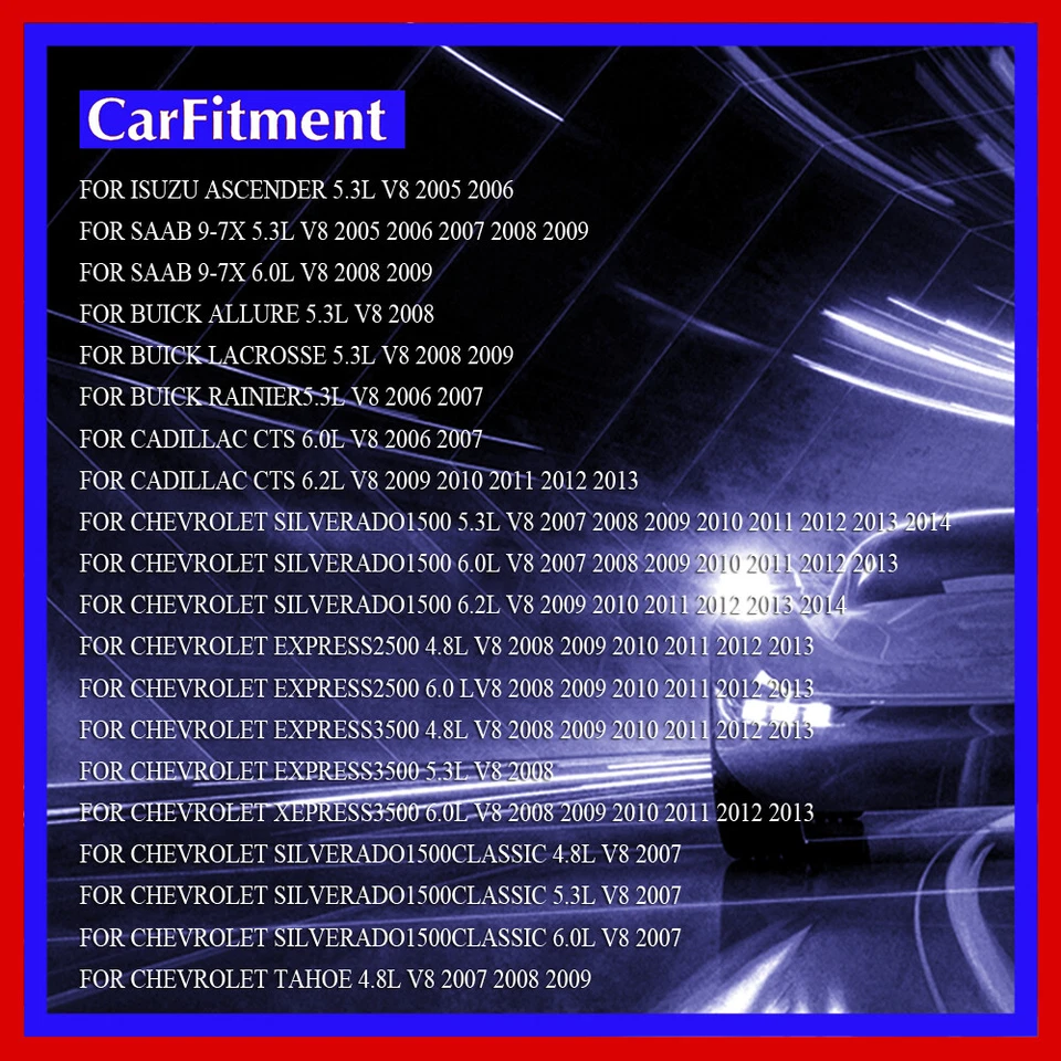 8PC HIGH ENERGY IGNITION COIL UCA413R CHEVROLET TAHOE 6.2L V8 2008 2009 - Image 4 of 4