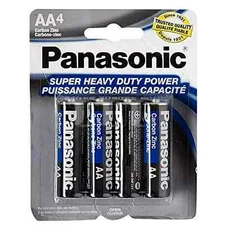 Panasonic Super Heavy Duty AA Batteries - 12 x 4Pack  - 48PCS